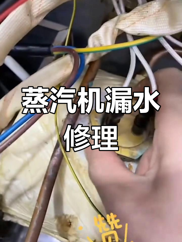 奶茶店蒸汽机故障修复全过程