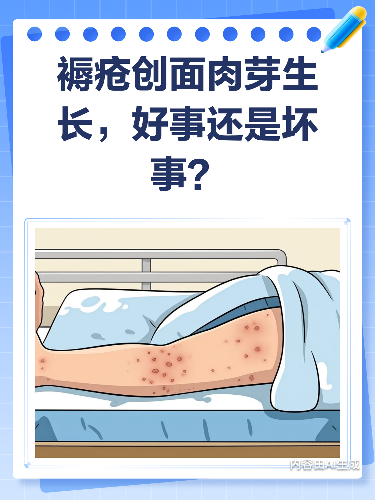 褥疮创面长肉芽?别担心,这是好事!