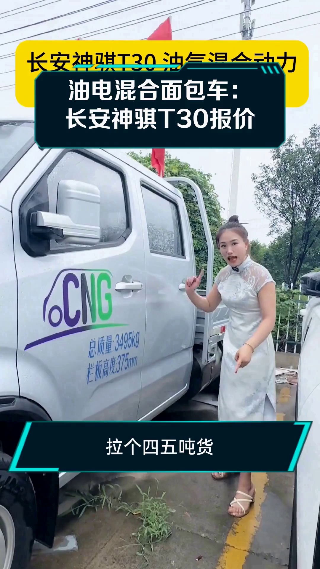 油电混合面包车:长安神骐T30报价