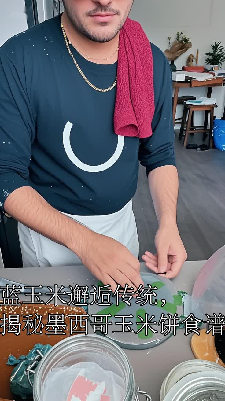 蓝玉米邂逅传统，揭秘墨西哥玉米饼食谱