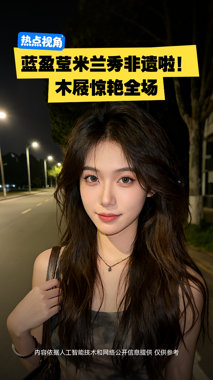 蓝盈莹米兰秀非遗啦!木屐惊艳全场