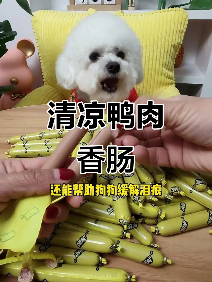 选鸭肉香肠,营养又清凉,猫狗皆宜