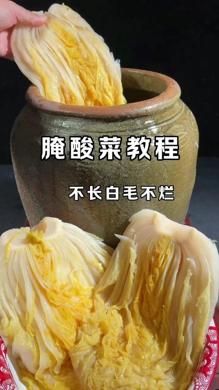 快速腌东北大缸酸菜的教程