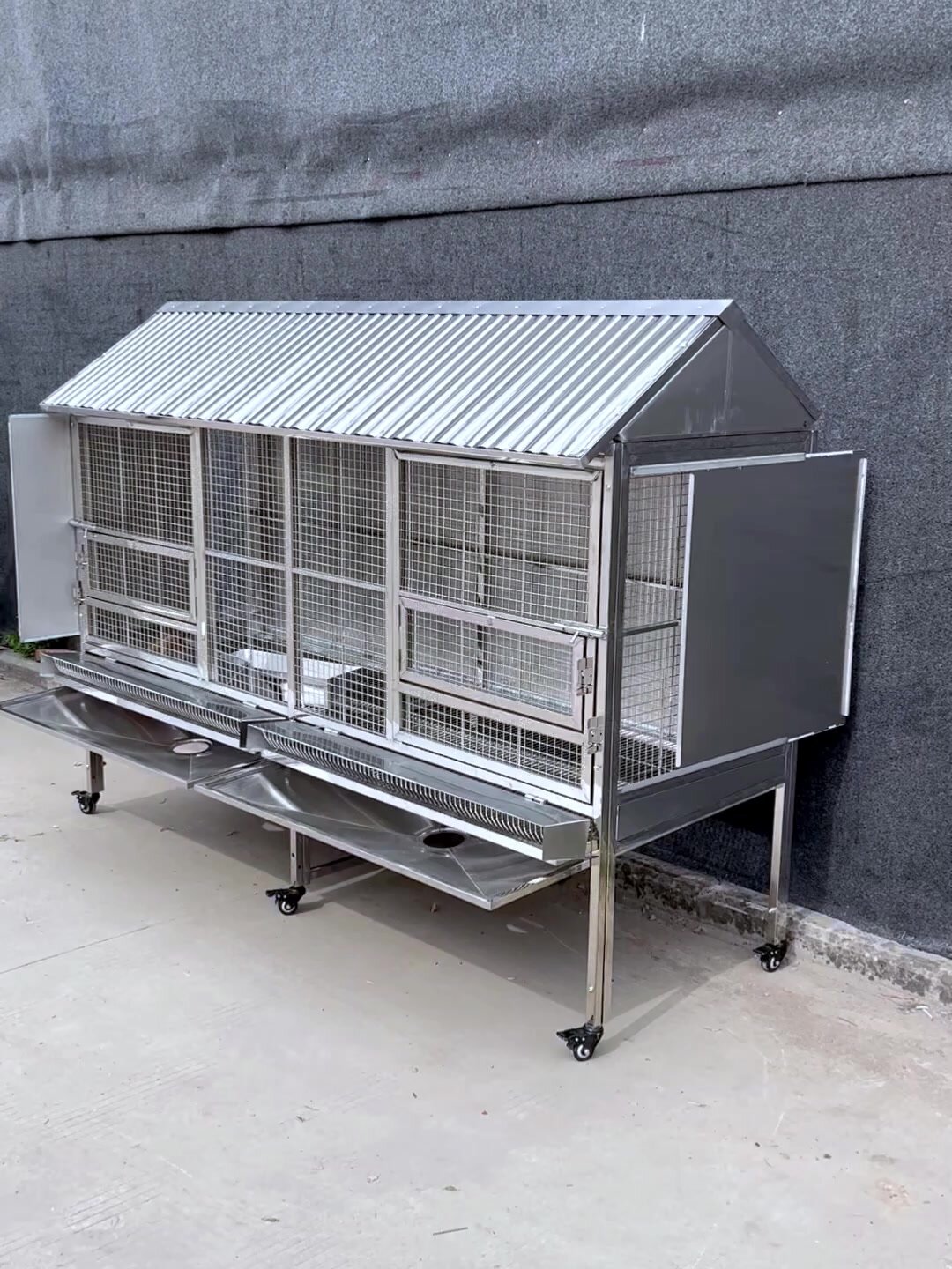 不锈钢鸡笼鸭笼鹅笼防猫防鼠防黄鼠狼款