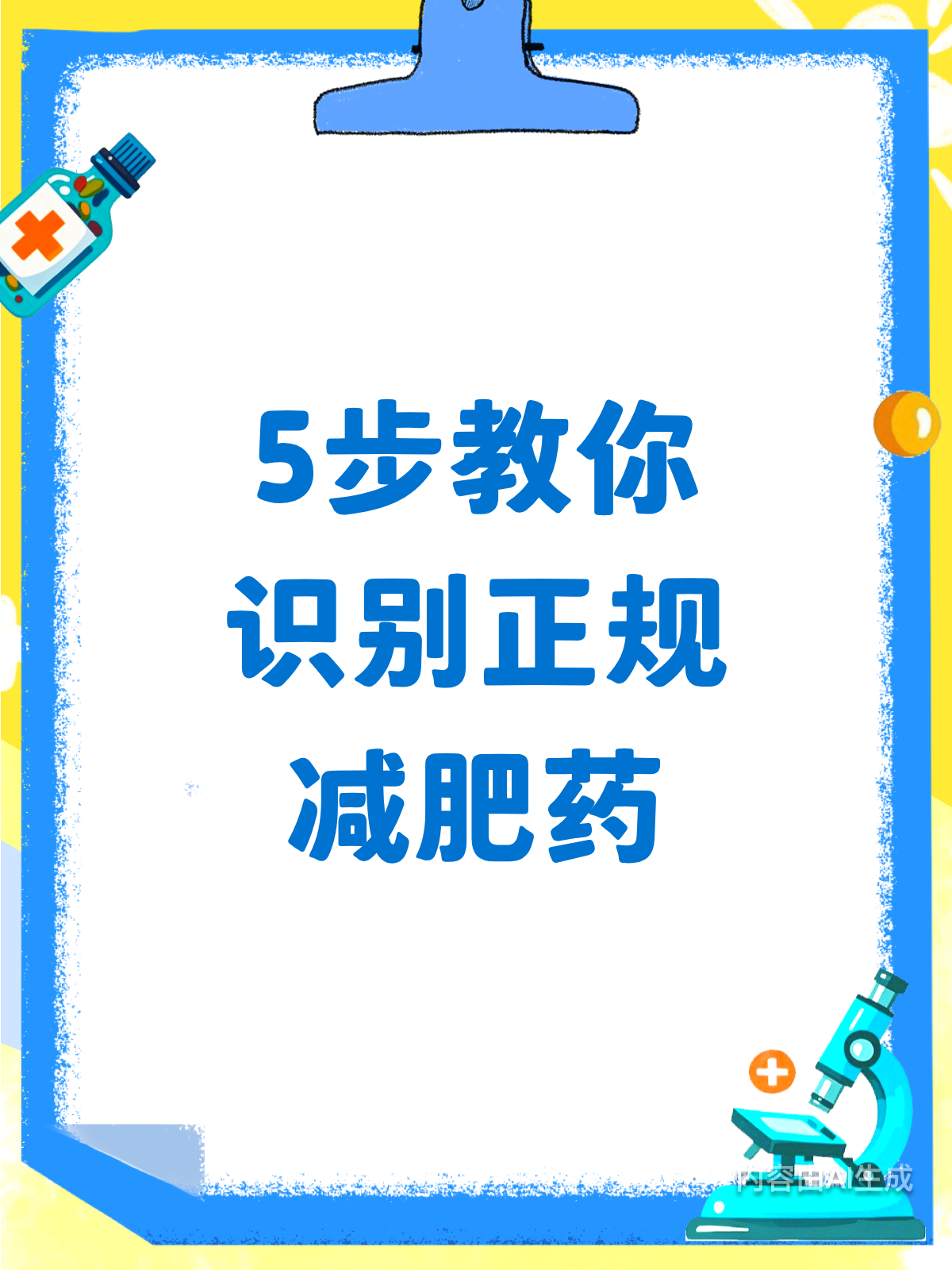 5步走，轻松识别正规减肥药！