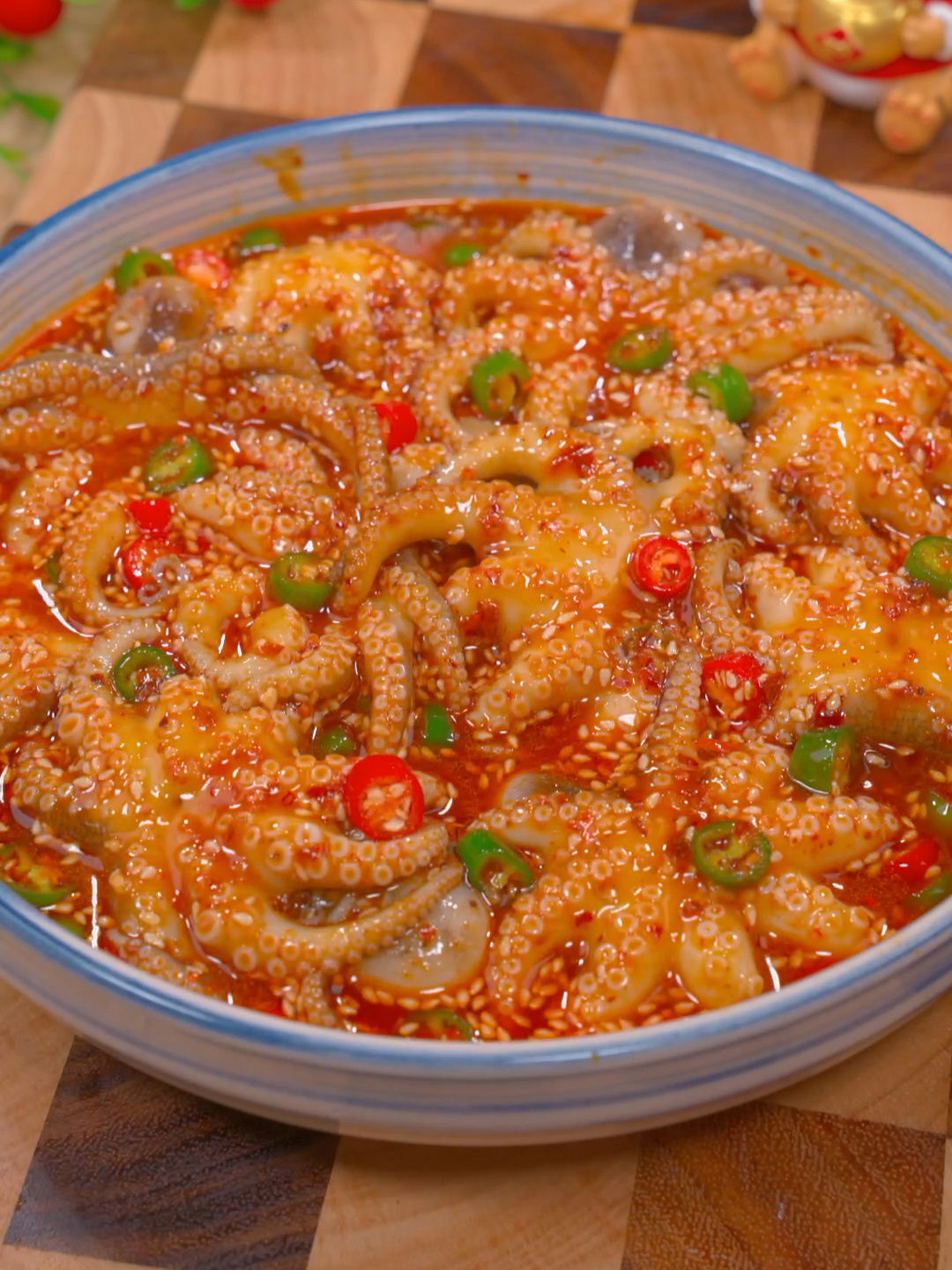 香辣解腻的捞汁八爪鱼一口一个太满足