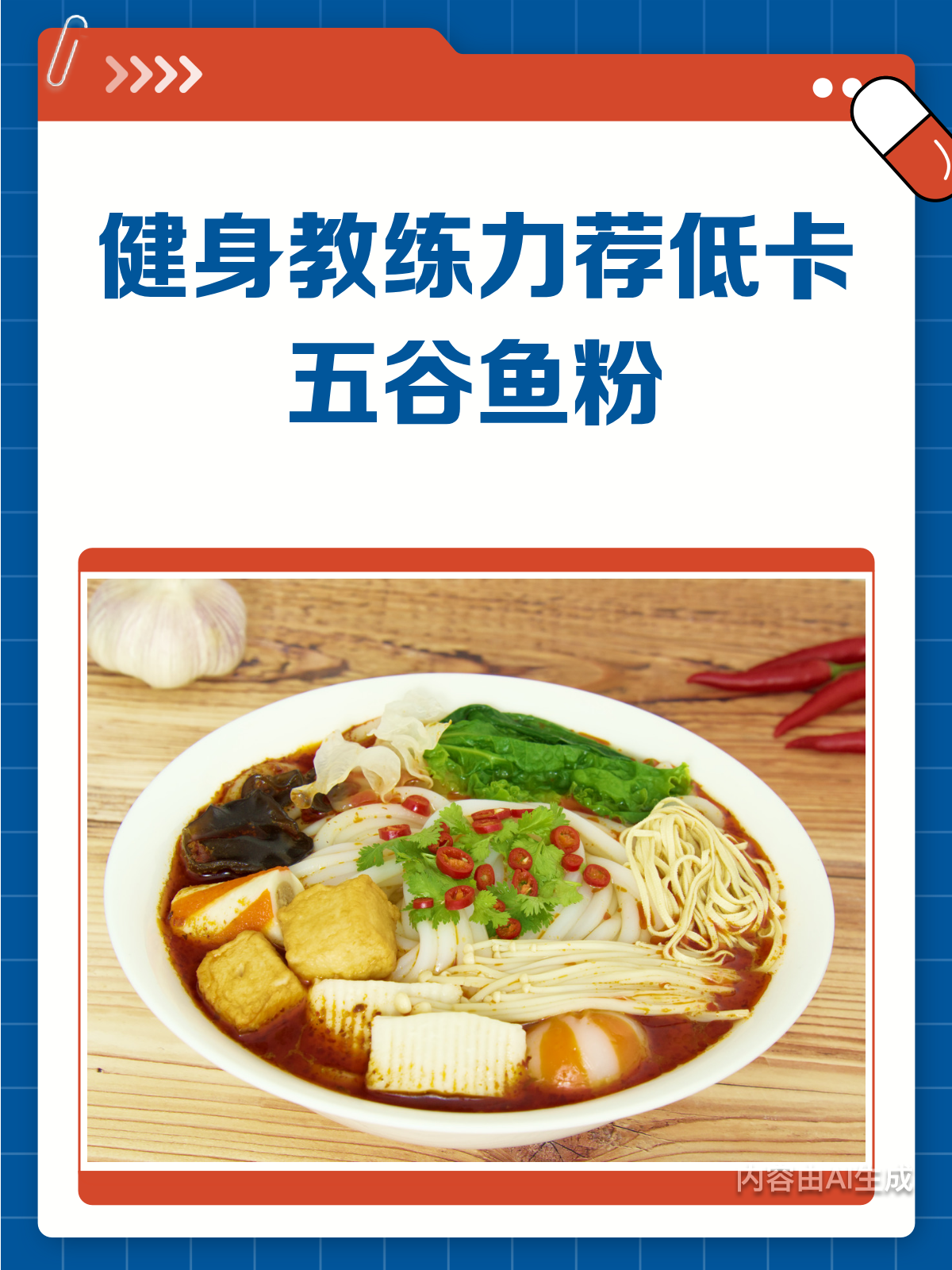 健身党看过来!低卡五谷鱼粉这样吃更燃脂