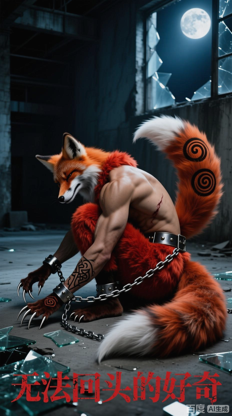 肌肉男变身狐狸兽装的奇幻遭遇