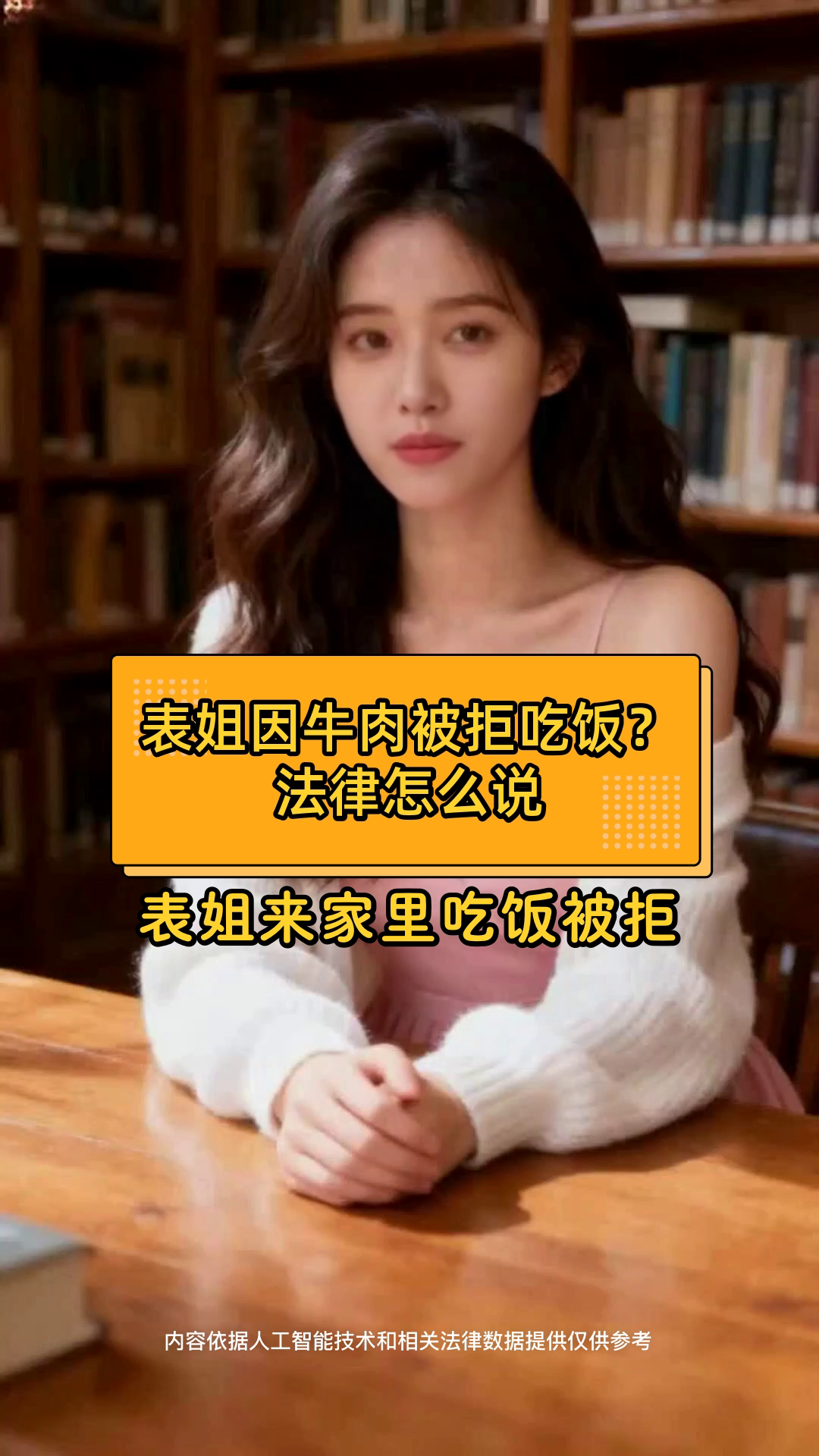 表姐因牛肉被拒吃饭？法律怎么说