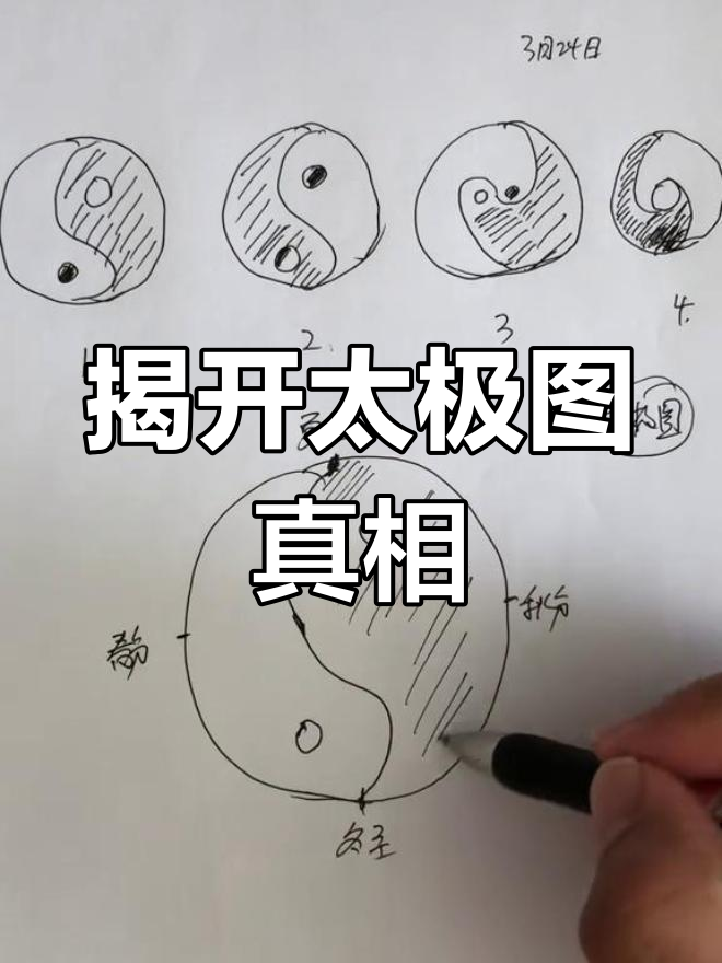 太极图的真正画法与含义,揭秘古代智慧