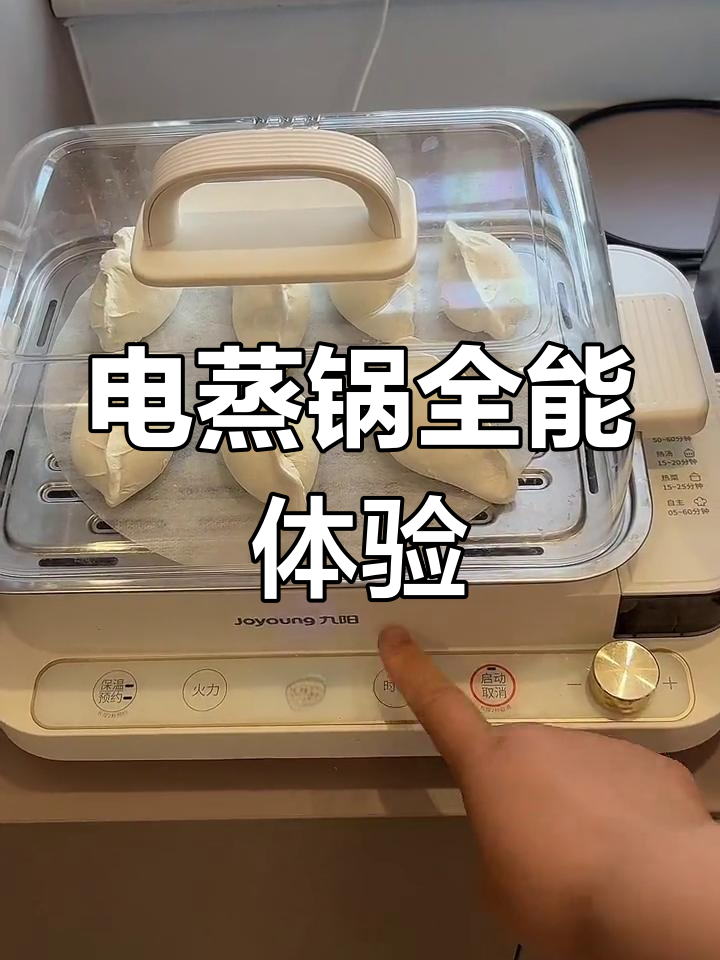 九阳电蒸锅,一锅多用,包子馒头海鲜全搞定!