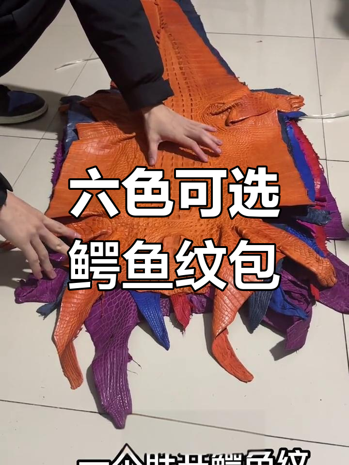 真鳄鱼皮包包,六种颜色任你选