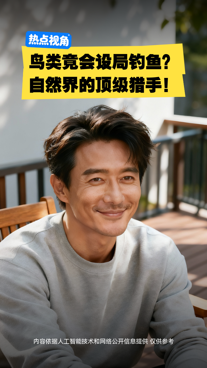 鸟类竟会设局钓鱼？自然界的顶级猎手！