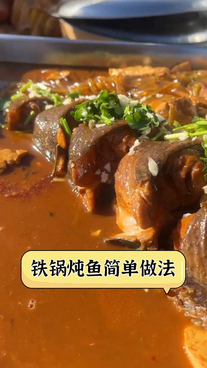铁锅炖鱼简单做法