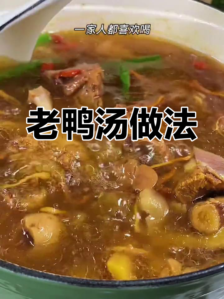 营养滋补老鸭汤,家人都爱喝