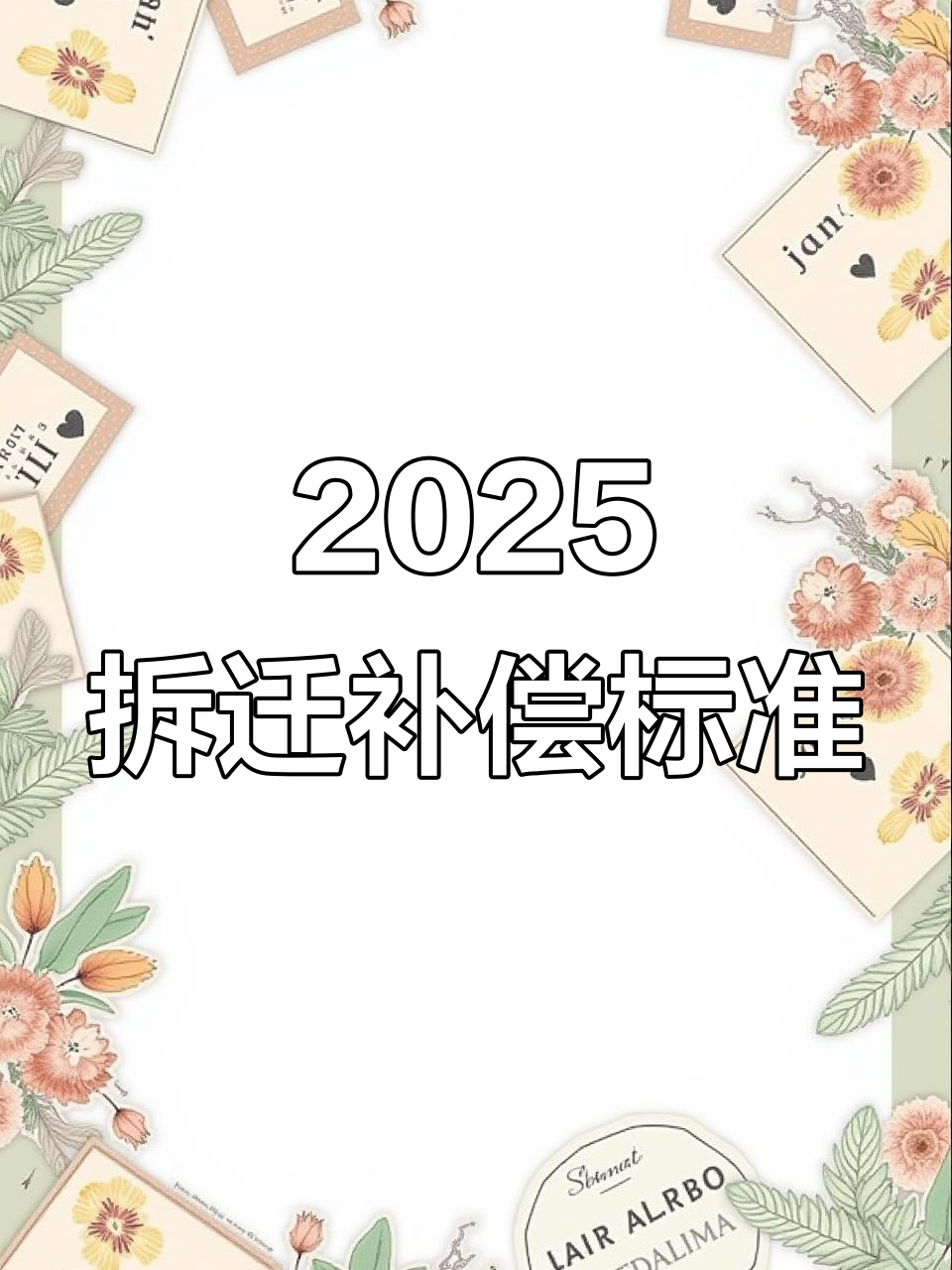 2025年拆迁补偿新标准，农民朋友必看！