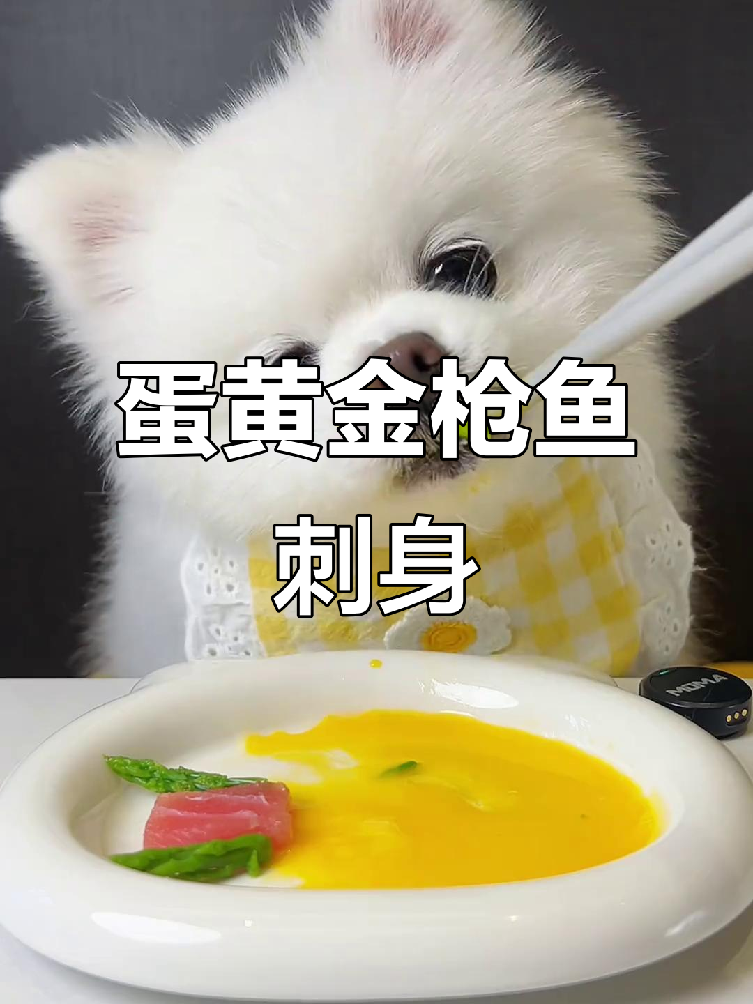 金枪鱼刺身配无菌蛋黄,博美豆腐的治愈大餐