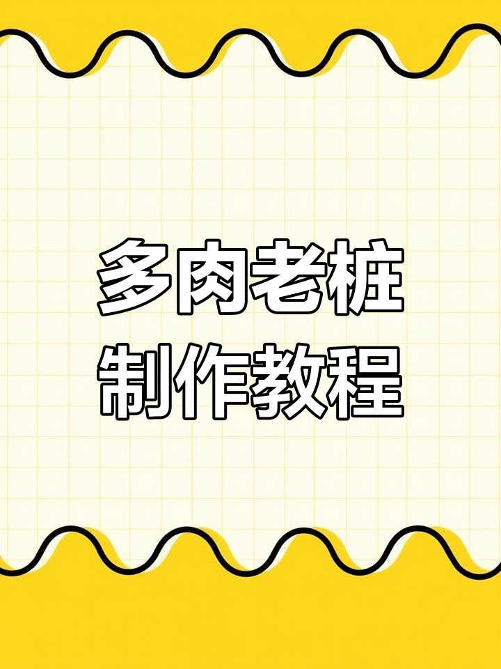手工制作多肉老桩乒乓福娘