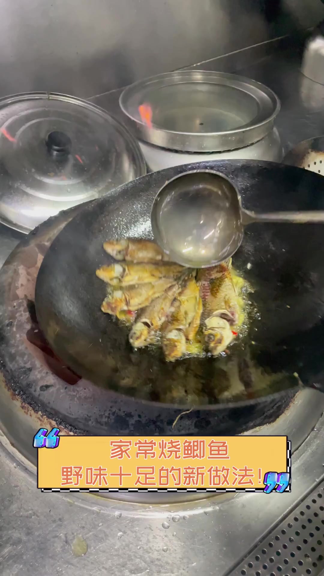 家常烧鲫鱼,野味十足的新做法!