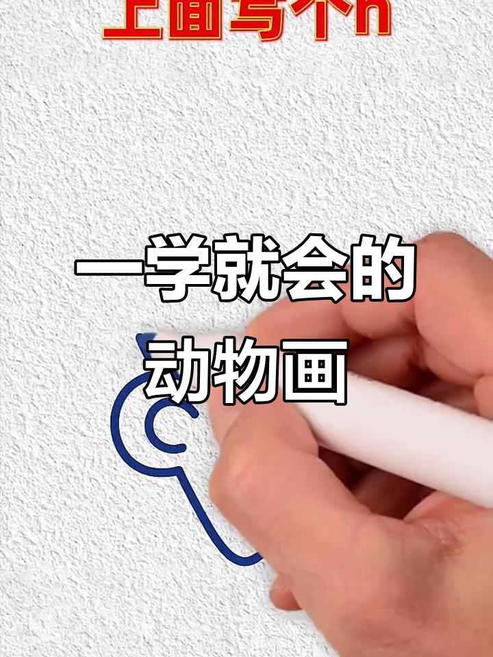 轻松学会动物简笔画，小老鼠、小鸟和小熊一学就会