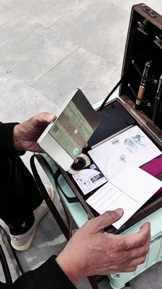 水彩写生～室外写生更多的不是画作品，而是画心情。能安静的定神画画，很像去定神钓鱼的人都一样