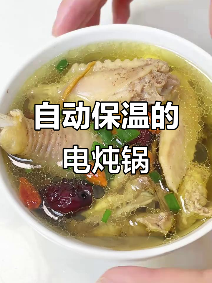 这款电炖锅煲汤超省心,陶瓷内胆锁住营养