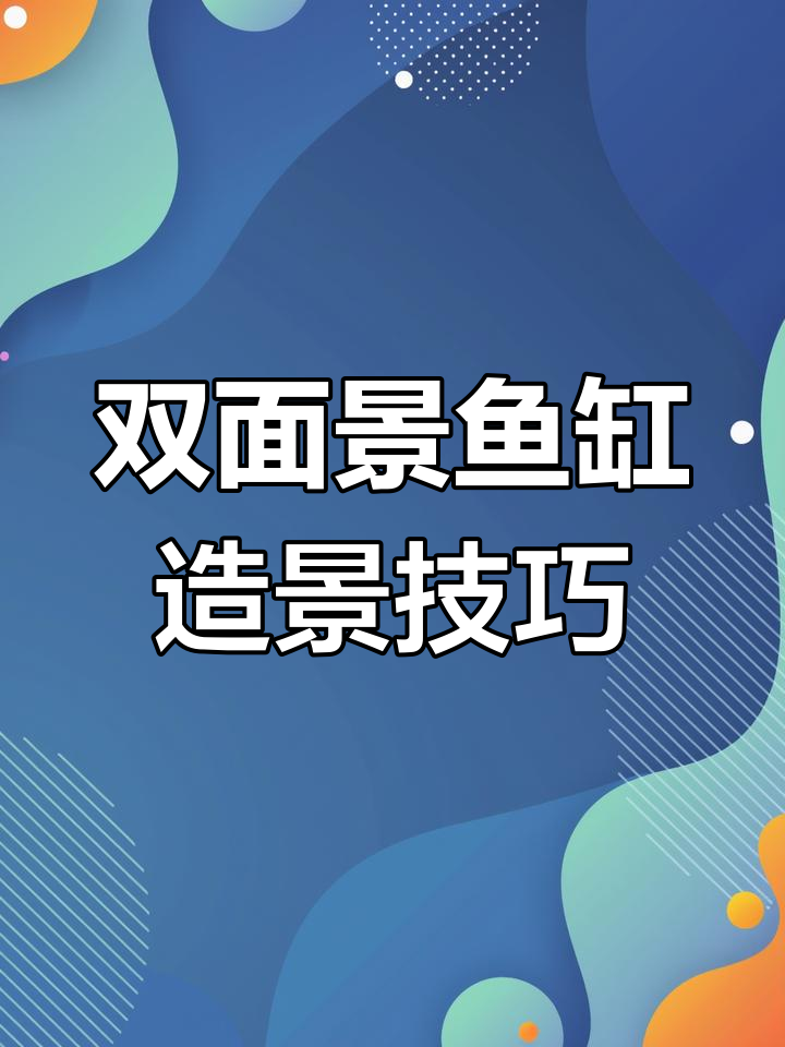 双面景鱼缸设计揭秘:如何打造松皮石山景效果
