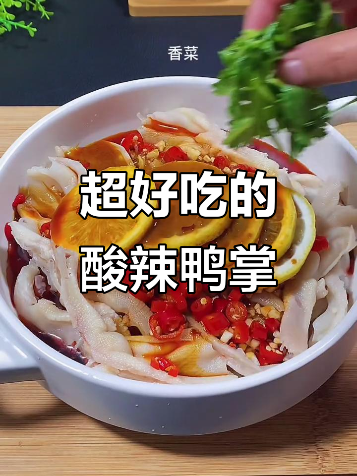 酸辣无骨鸭掌,简单又过瘾!