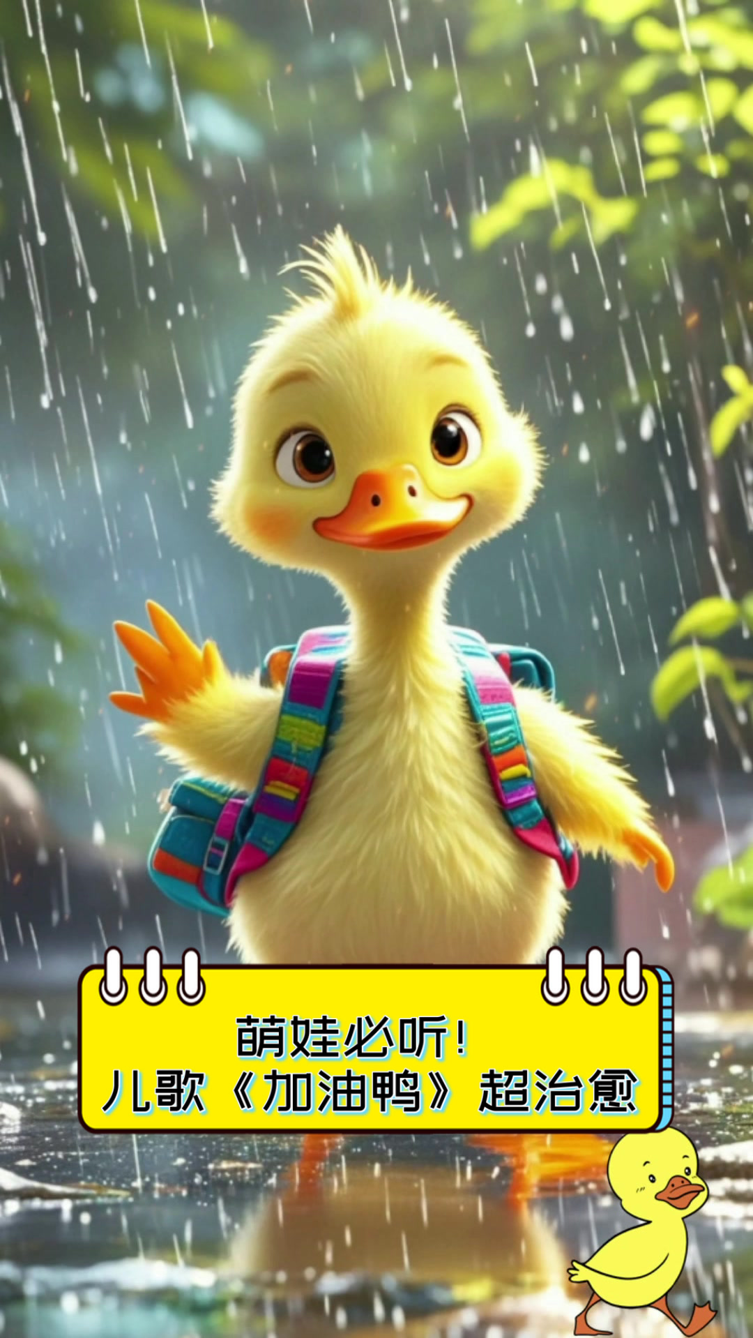 萌娃必听！儿歌《加油鸭》超治愈