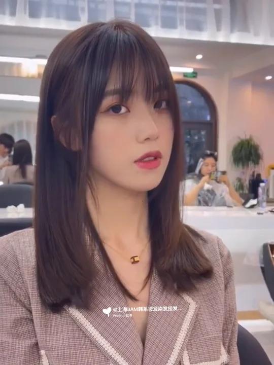 好看有气质的锁骨发发型适合所有的女孩子