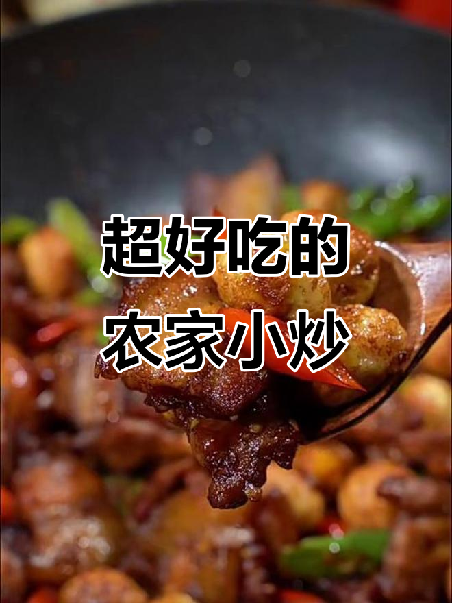 农家小炒,简单又美味,香辣下饭吃到停不下来