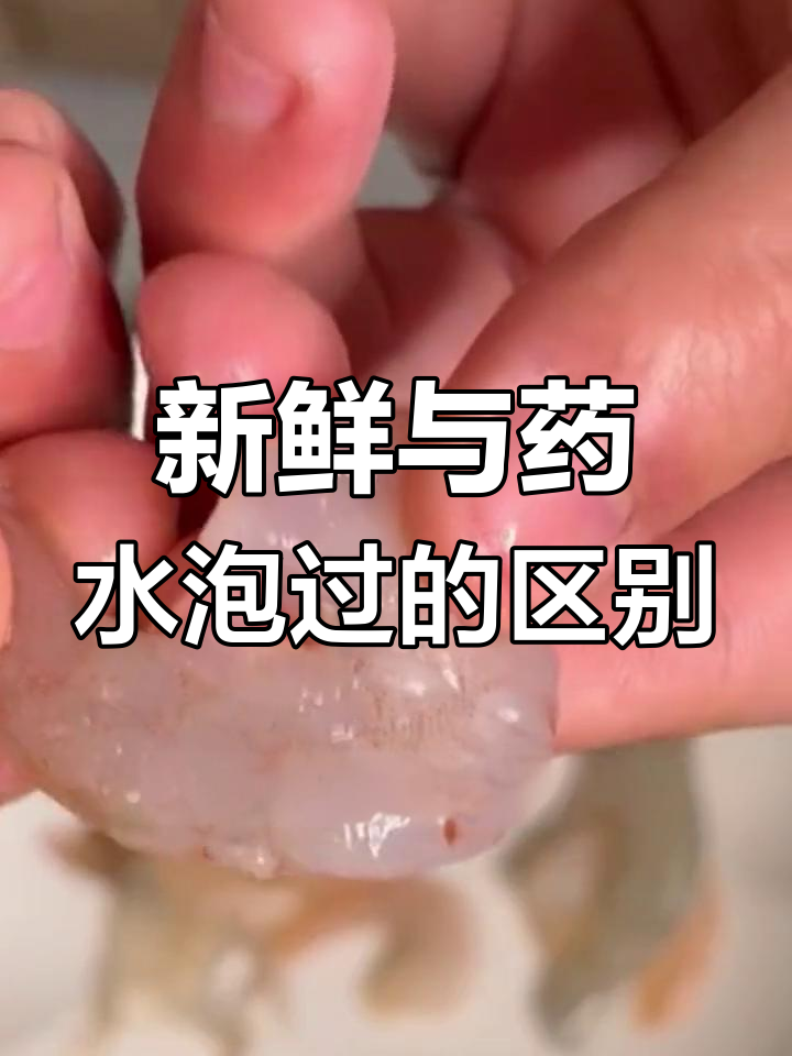 如何辨别虾仁是否泡过药水