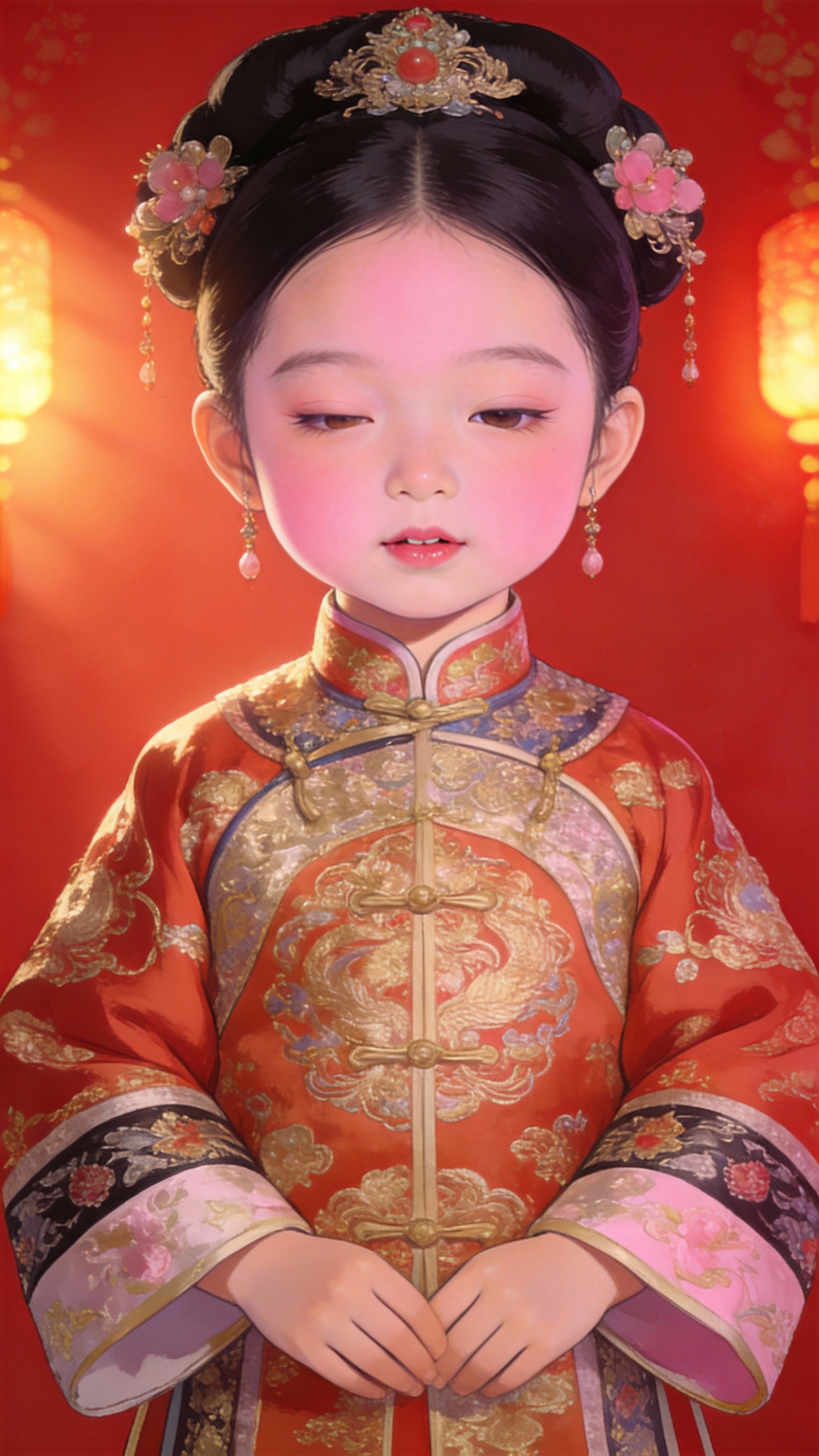 这小福娃,是来送财运的吧!