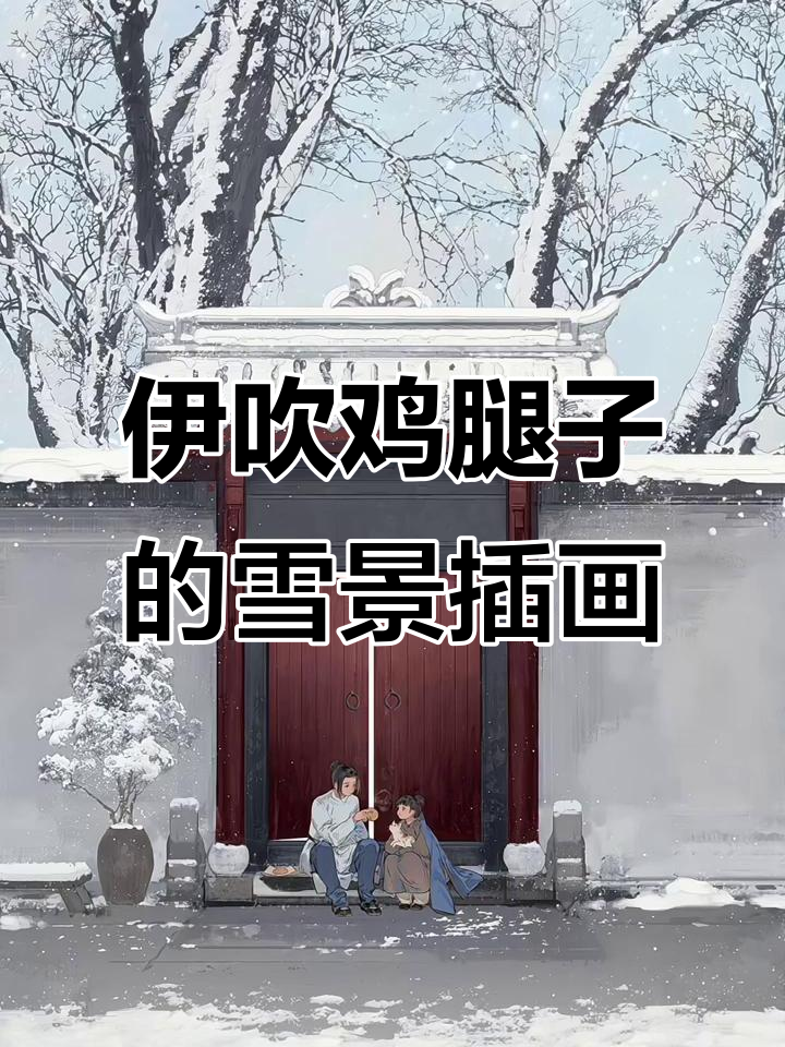 雪中插画,伊吹鸡腿子带你感受冬日之美