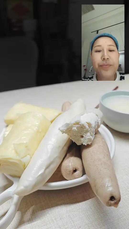 这一顿饭给肉都不换!太好吃了!山东馒头签子馒头