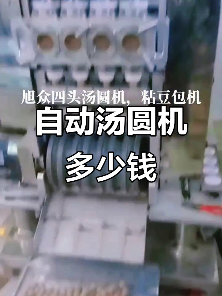 旭众全自动汤圆机,粘豆包生产线设备价格大揭秘