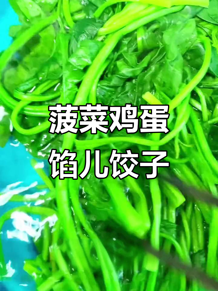 菠菜鸡蛋饺子,简单又美味!宝宝最爱吃的水饺做法
