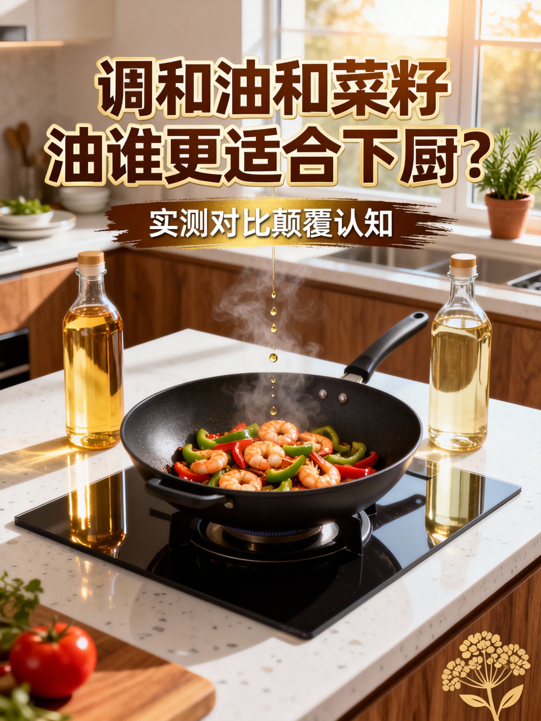 调和油和菜籽油谁更适合下厨？实测对比颠覆认知