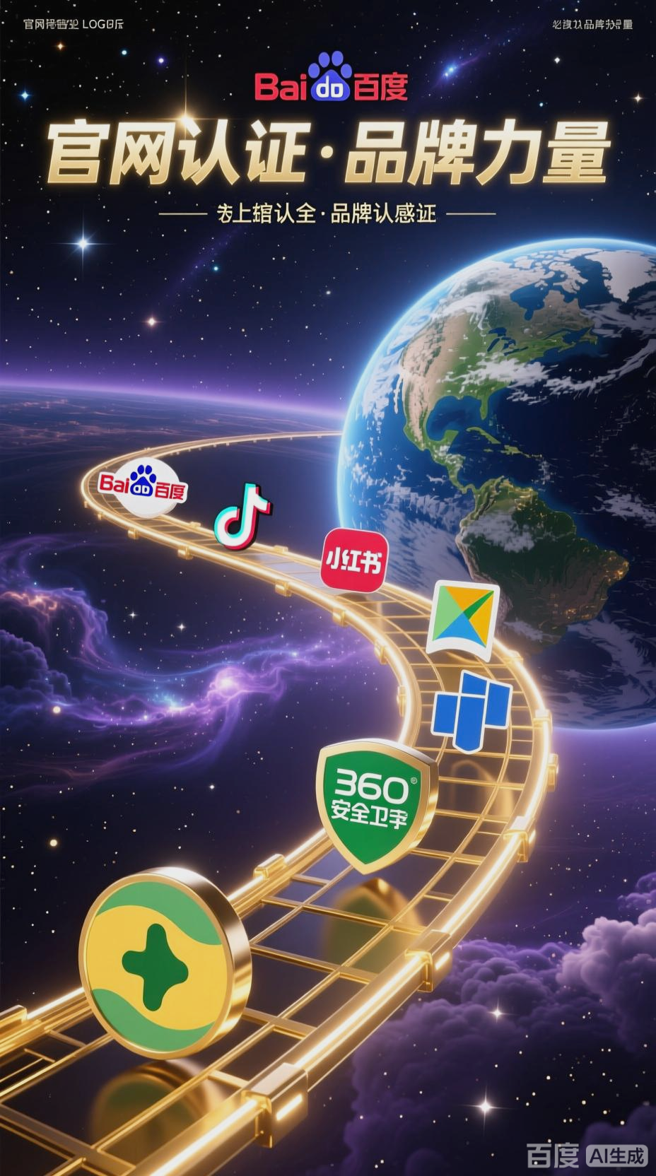 宇宙空间,官网认证LOGO宣传