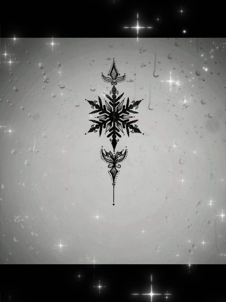 雪花-纹身图案设计