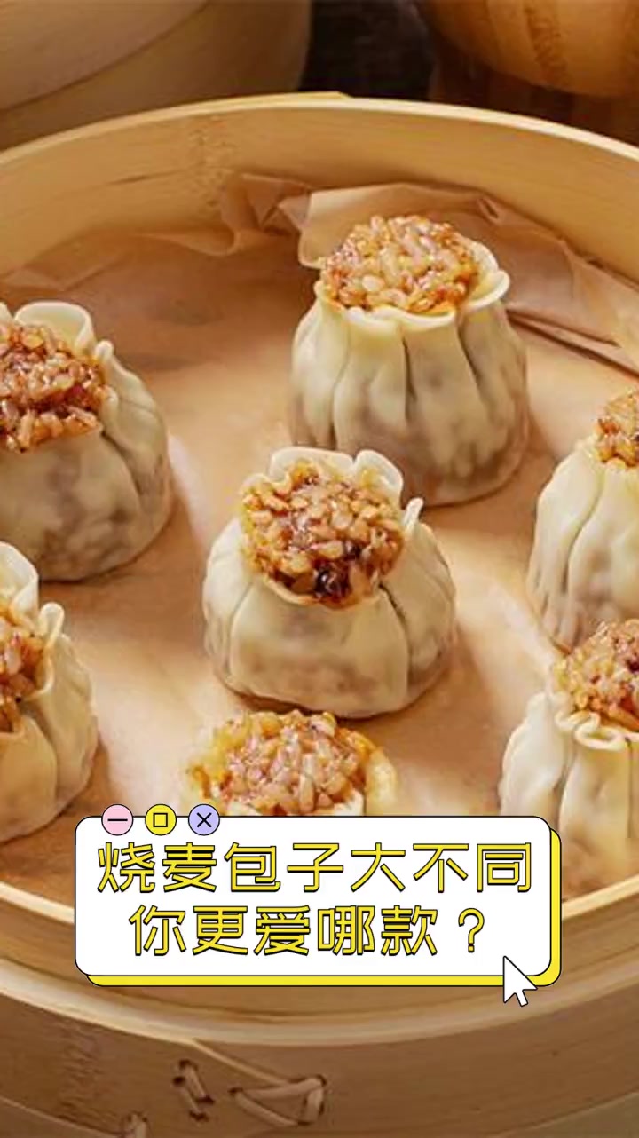 烧麦包子大不同,你更爱哪款?