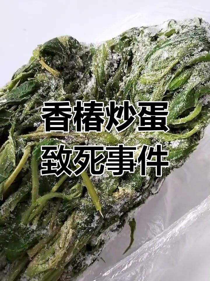 一盘香椿炒鸡蛋竟夺走两条命,家庭悲剧让人警醒