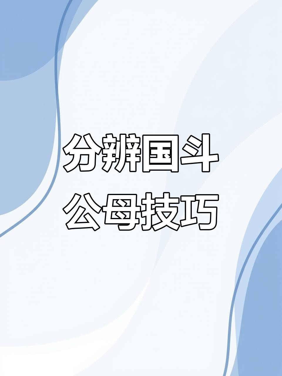 如何区分中国斗鱼公母，尾巴和鳍有玄机