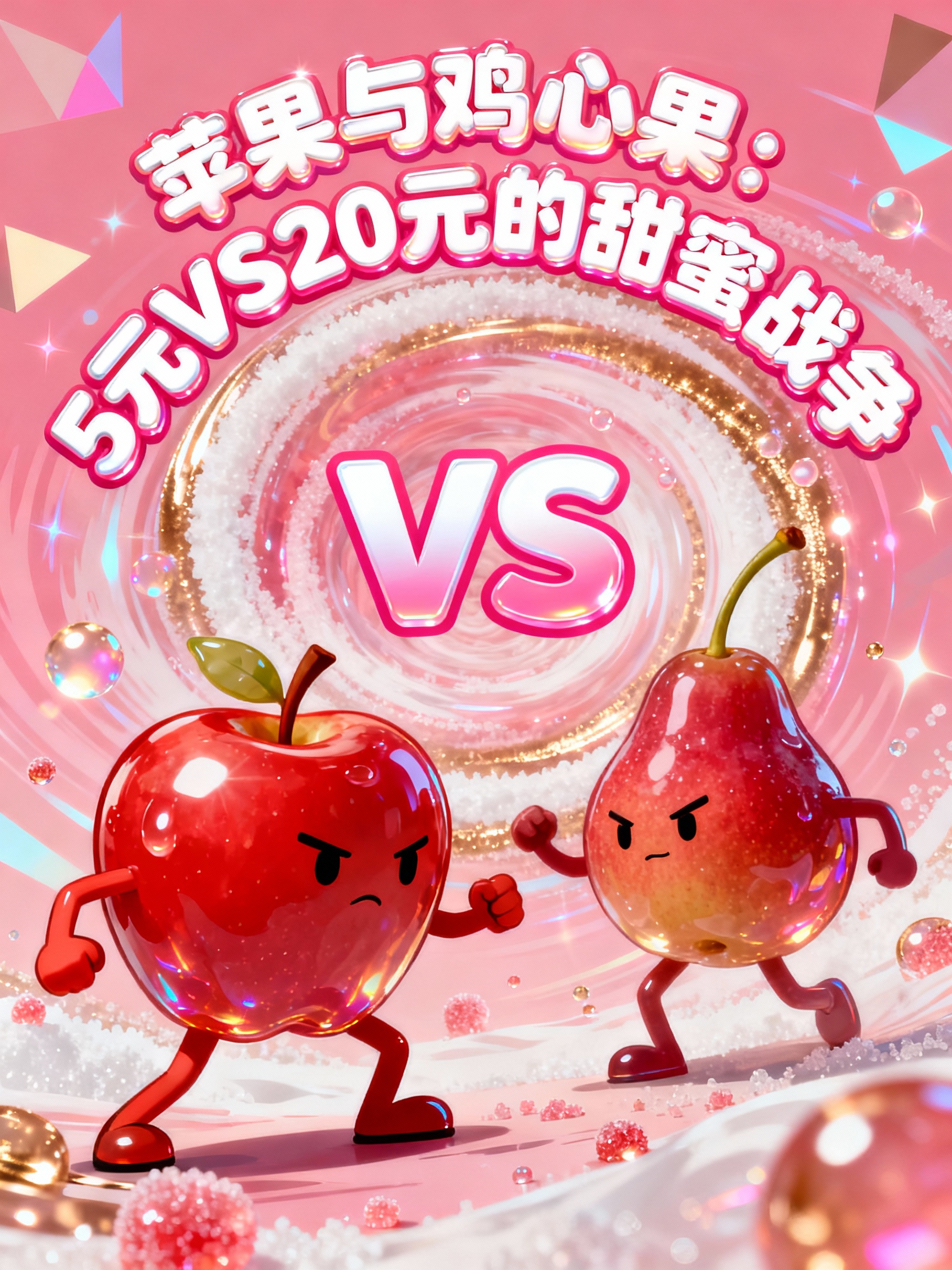苹果与鸡心果:5元VS20元的甜蜜战争