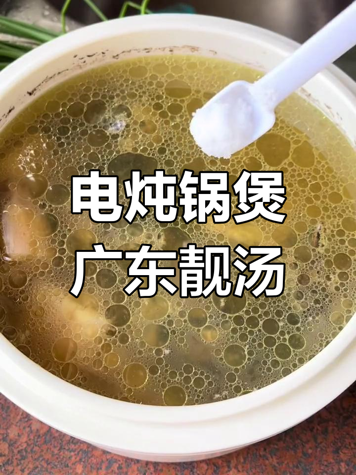 简单又好喝的广东靓汤,电炖锅轻松煲