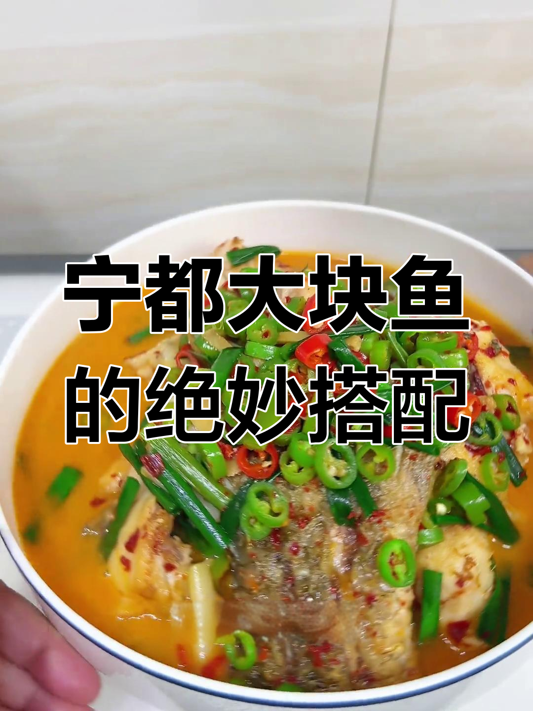 宁都大块鱼,汤汁拌饭超下饭!鲜香滑嫩让人停不下来