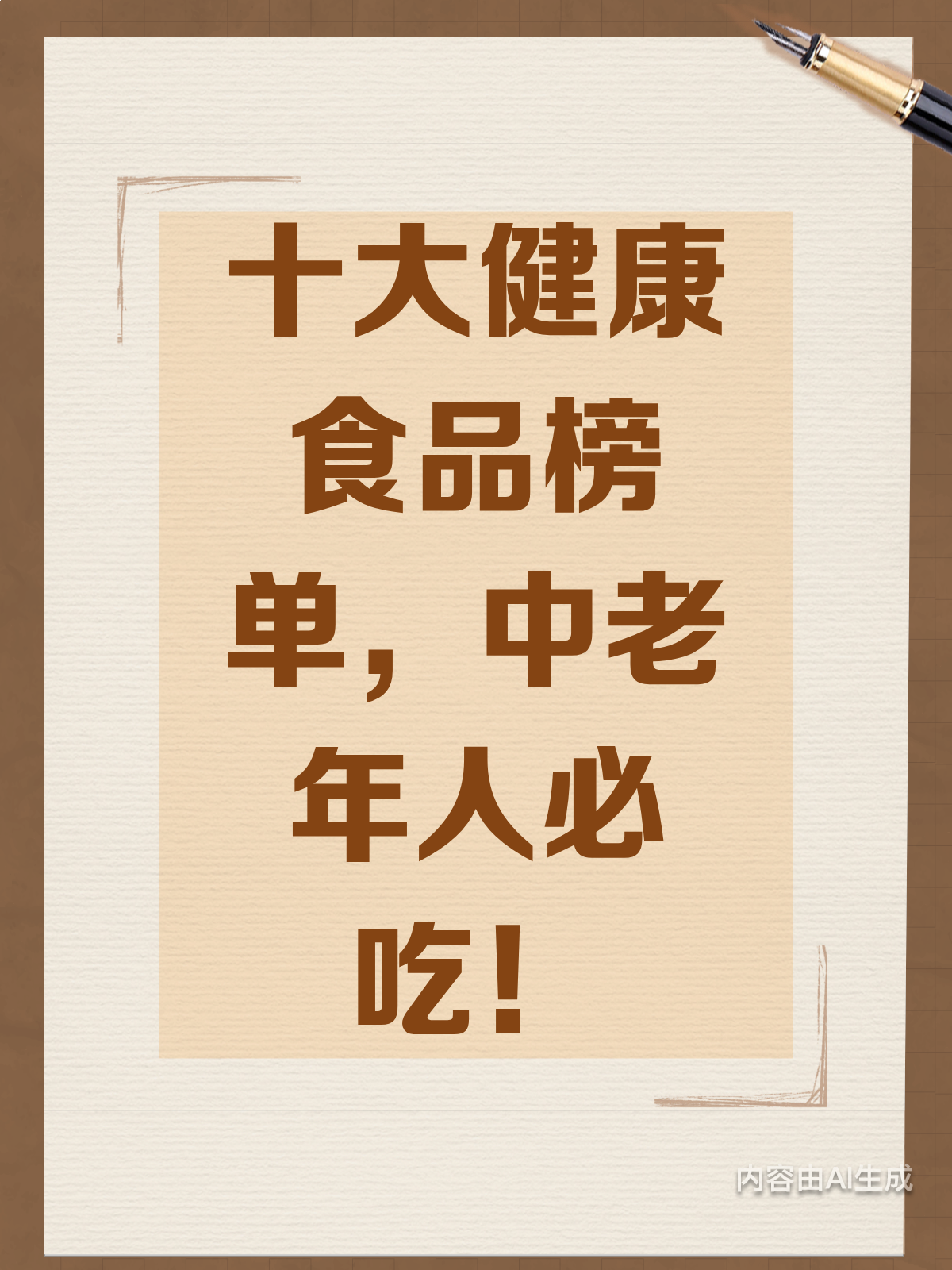 十大健康食品揭晓，第1名实惠又营养！