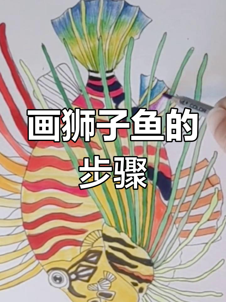 狮子鱼素描技巧:如何绘制海洋中的独特生物