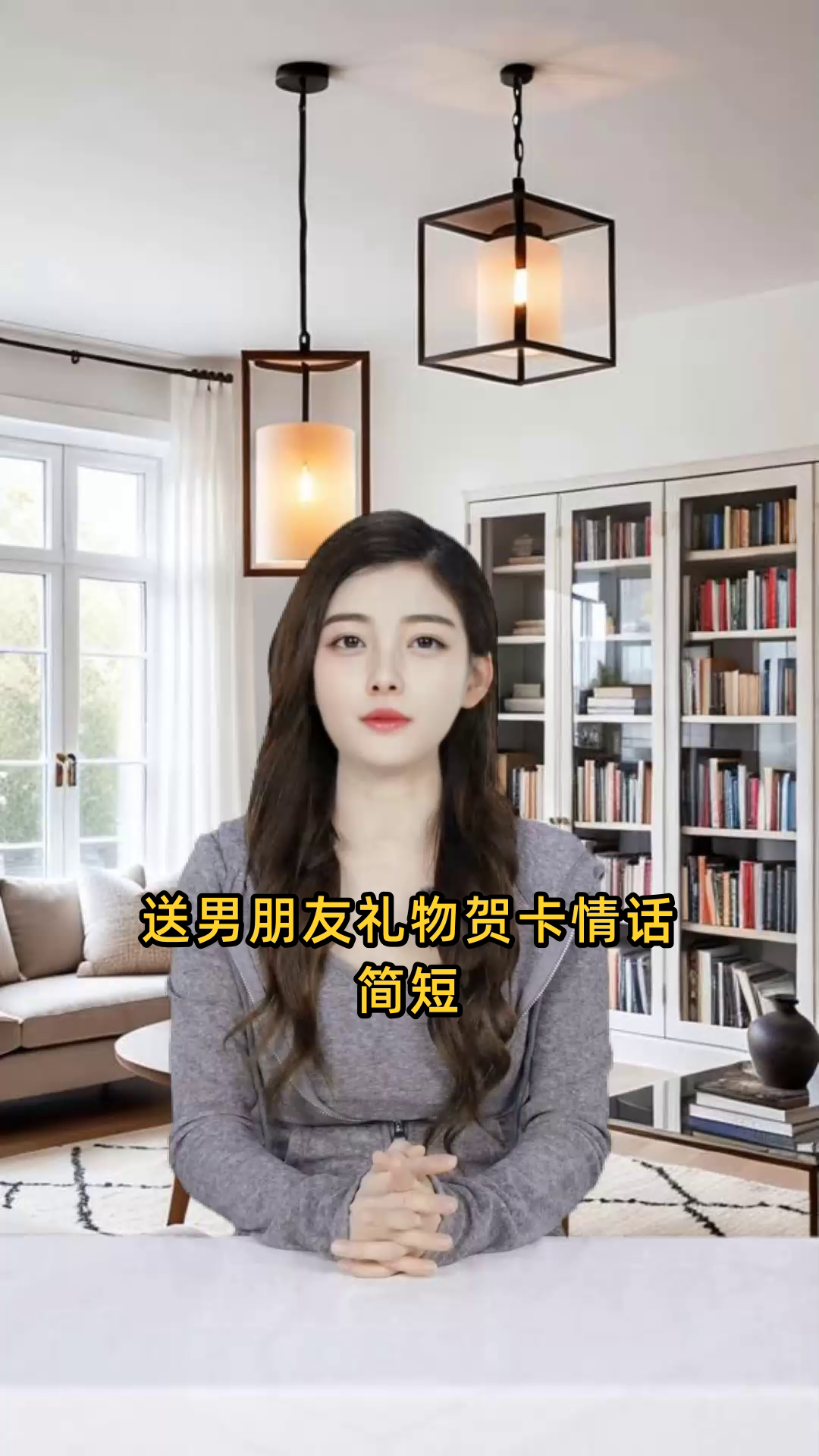 送男朋友礼物贺卡情话简短