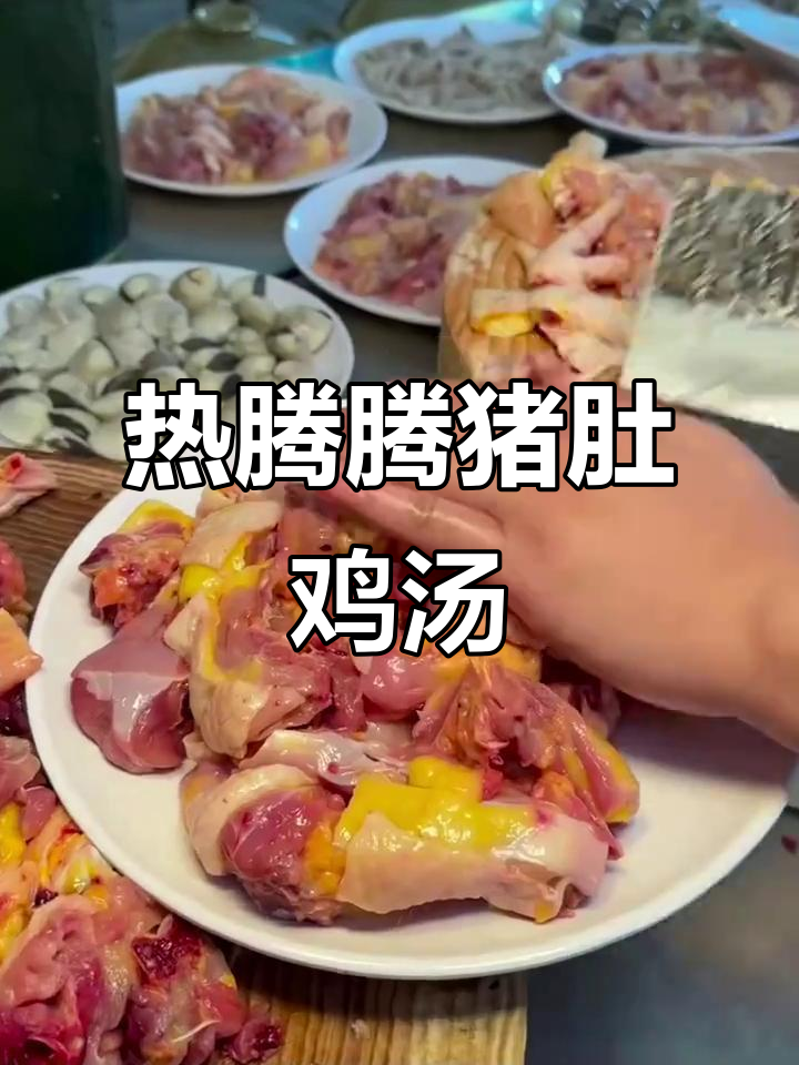 冬季暖心猪肚鸡火锅，汤汁浓郁鲜香四溢